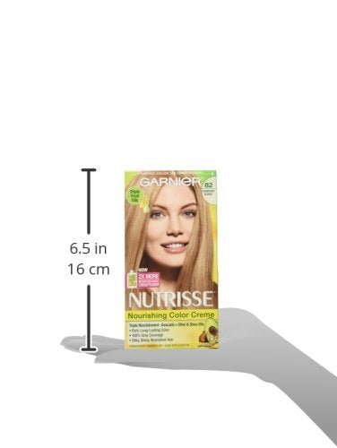 Garnier Nutrisse Nourishing Hair Color Creme, 82 Champagne Blonde (Champagne Fizz) (Packaging May Vary)
