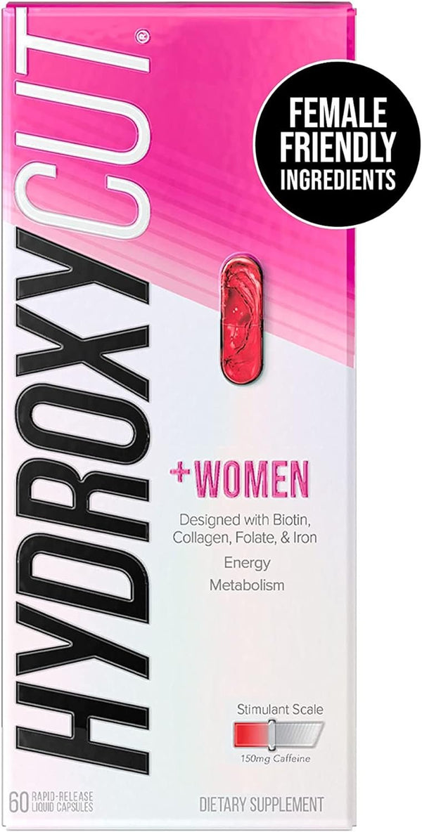 Hydroxycut Weight Loss Pills for Women Max | Weight Loss Supplement Pills with Biotin | Hair Nails and Skin Vitamins for Women | Metabolism Booster for Weight Loss | Iron Supplement,