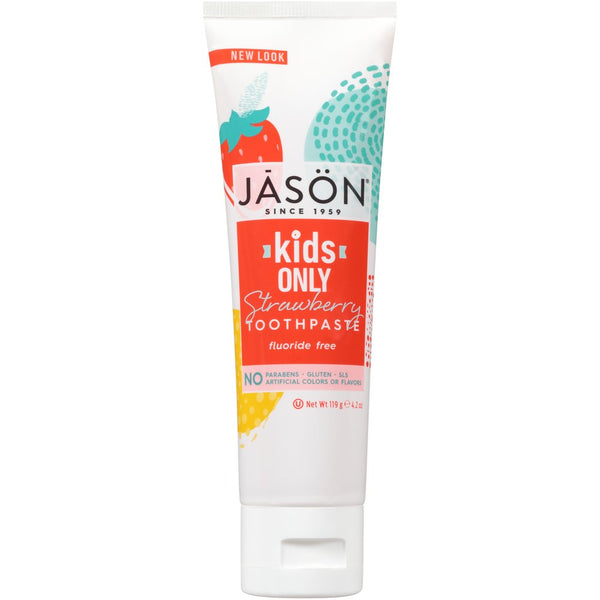 JASON Kids Only Strawberry Toothpaste, 4.2 oz.