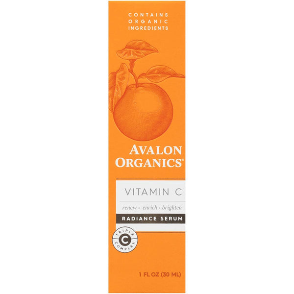 Avalon Organics Renewal Crème Riche with Vitamin C, 1.7 Oz