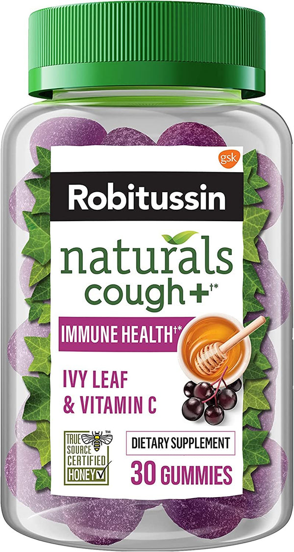 Robitussin Naturals Cough Relief & Immune Health Gummies 30ct/Expires 02/2024