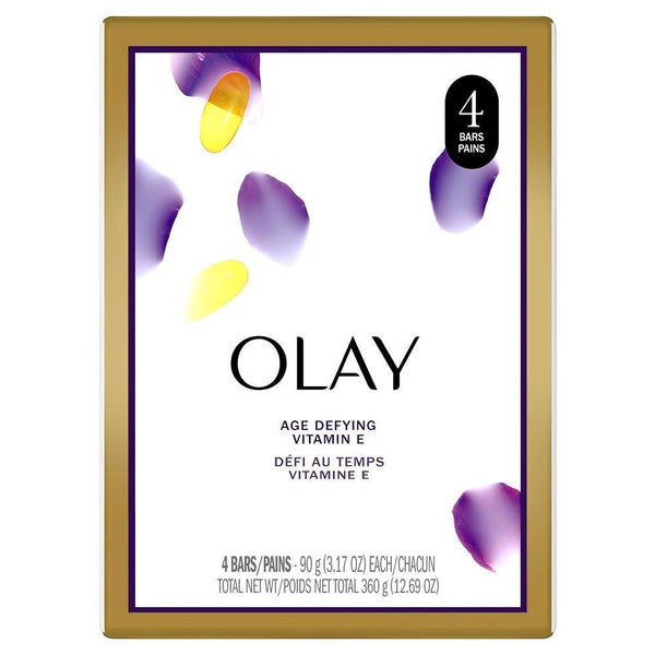 Olay Age Defying Beauty Bar Soap, 4 ct