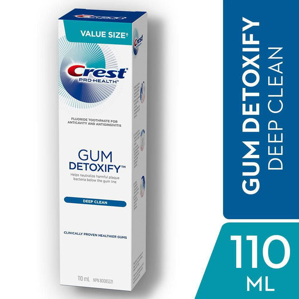 Crest Gum Detoxify Deep Clean Toothpaste 110ml