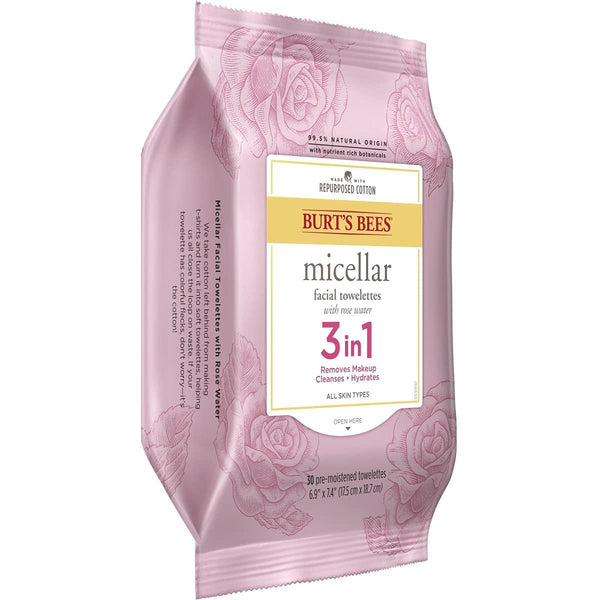 Burt's Bees Sensitive Facial Cleansing Towelettes with Cucumber and Mint