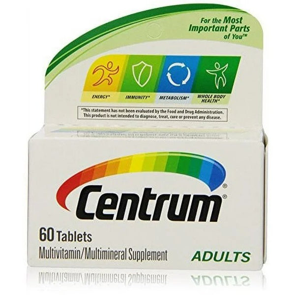 Centrum® Adult Multivitamin/Multimineral Tablets 60 ct Box