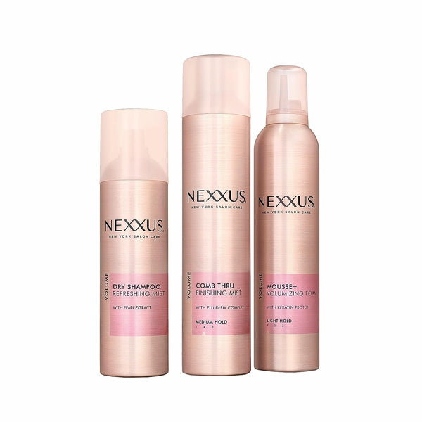 Nexxus Comb Thru Finishing Spray, Medium Hold Hair Spray for Volume, 10 oz