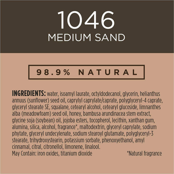 BURTS BEES Medium Sand Goodness Glows Liquid Makeup, 1 FZ